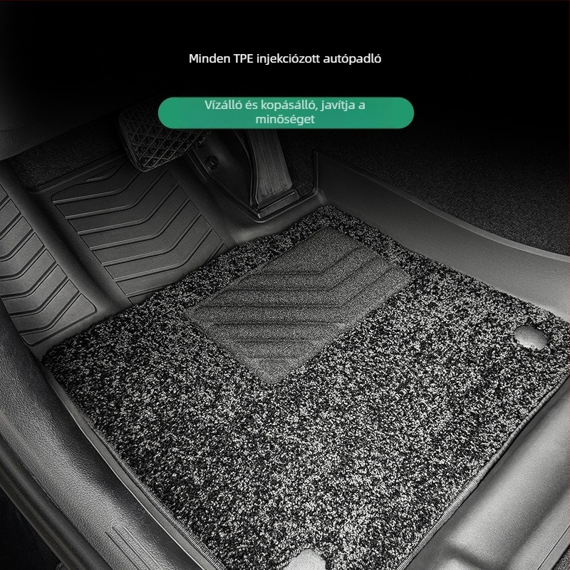 Mercedes-Benz C-Class, E-Class, A-Class, B-Class, S-Class és G-Class modelljeihez készült TPE lábtakarók, 25 modellhez, teljesen injektált formázás, ötüléses belsőhöz, félzárt dizájn