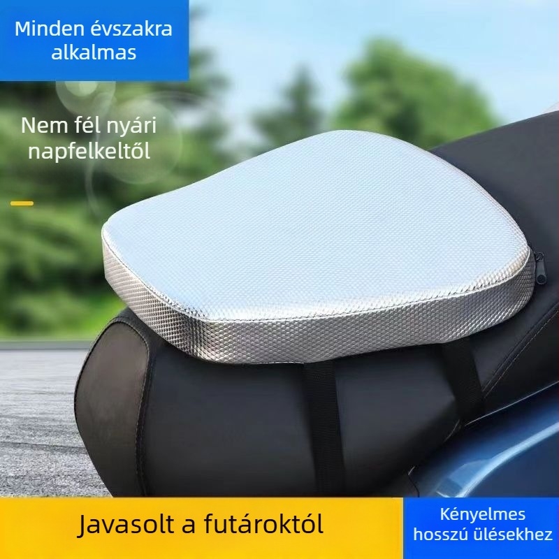 Elektromos jármű ülés párna, puha és vastagított, lenanyagból, nyári használatra