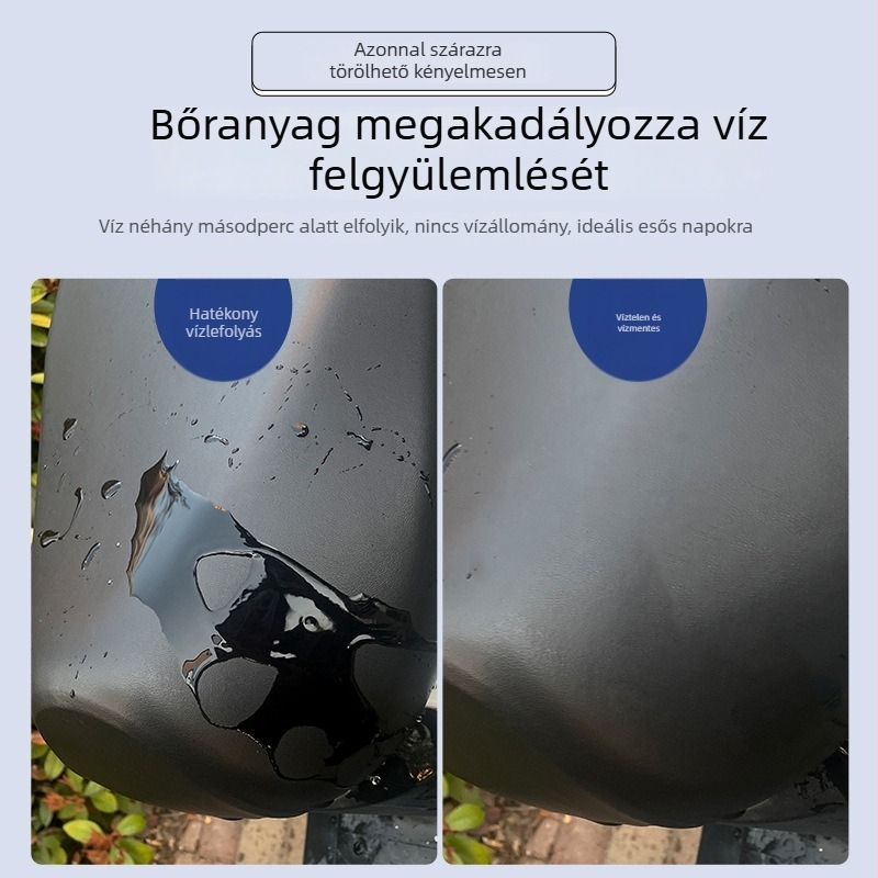 Elektromos jármű ülésvédő készlet – PU, vízálló, UV-védett, univerzális négy évszakos illeszkedés elektromos kerékpárokhoz, motorkerékpárokhoz és robogókhoz