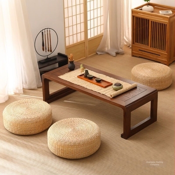 Japán stílusú tatami futon ülőpárna a földre, meditációs és zen alátét