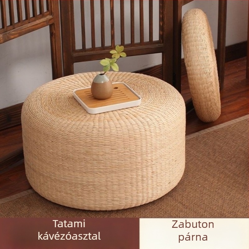 Japán stílusú tatami futon ülőpárna a földre, meditációs és zen alátét