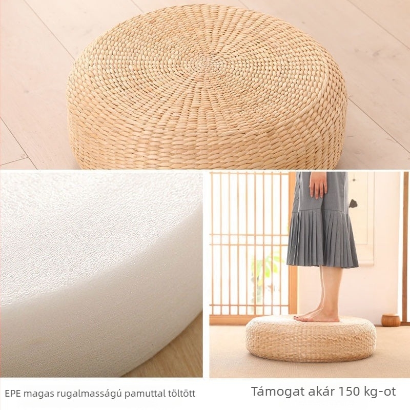 Japán stílusú tatami futon ülőpárna a földre, meditációs és zen alátét