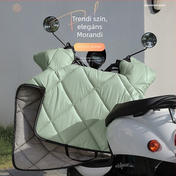 Beimei elektromos járművek szélvédő takarója — fleece bélés, vízálló, vastagított, négy évszakos univerzális