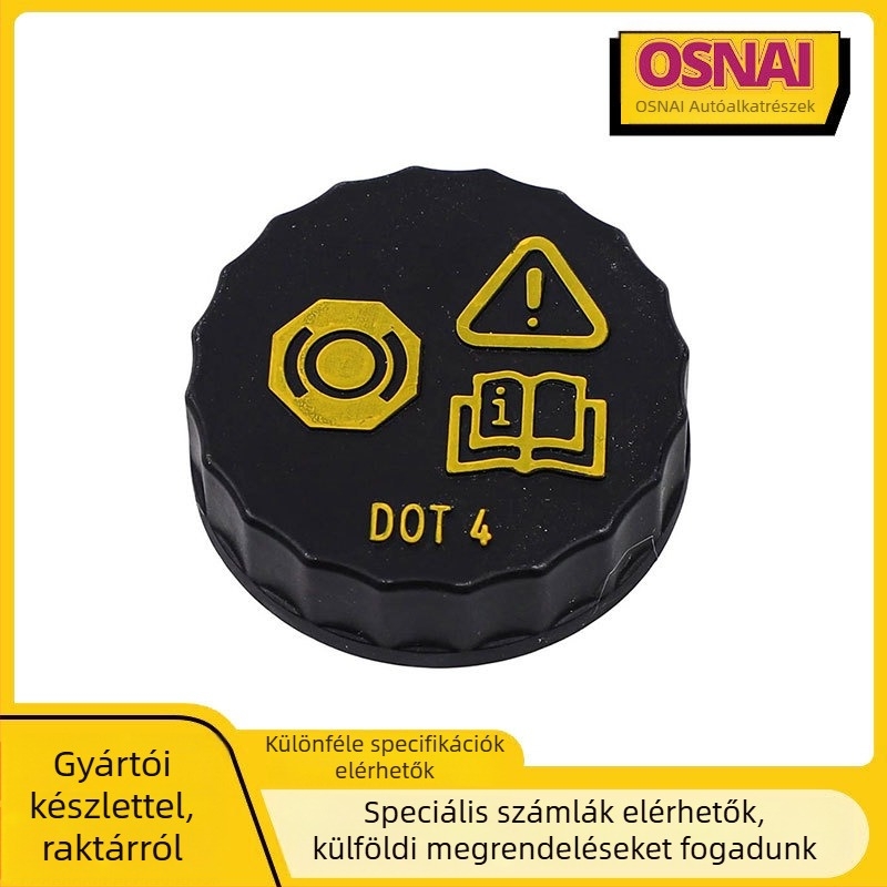 Osney Fékfolyadék-tartály sapka – 6M512162AA; kompatibilis Ford, Peugeot, Citroën; alkatrész kódok 5Q0611349B, 5QD611349; anyag PP
