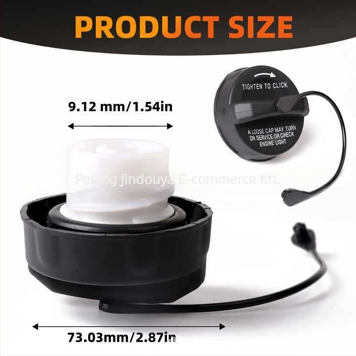 Dodge Jeep Wrangler JK-hez üzemanyag-tank sapka tömítésfedél — modellek 52030377AB, 52030433AB