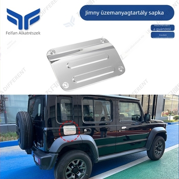 Feifan külső két rudas olajtank fedél Jimny JB64/JB74 (2018+), ABS elektroplating, testreszabható, Jiangsu eredet
