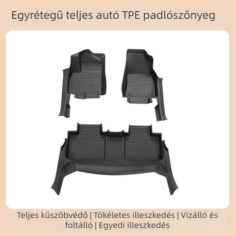 TPE autópadlómat – teljes lefedés, vízálló, kopásálló, csúszásmentes, ötüléses modellhez