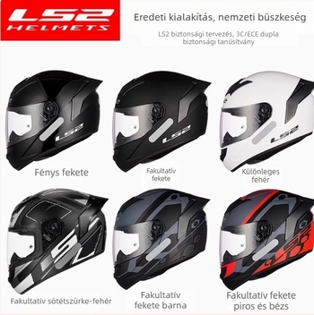 LS2 teljes arcú bukósisak felnőtteknek — minden évszakhoz, motorkerékpár FF352