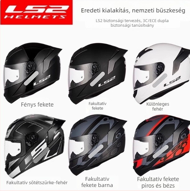 LS2 teljes arcú bukósisak felnőtteknek — minden évszakhoz, motorkerékpár FF352
