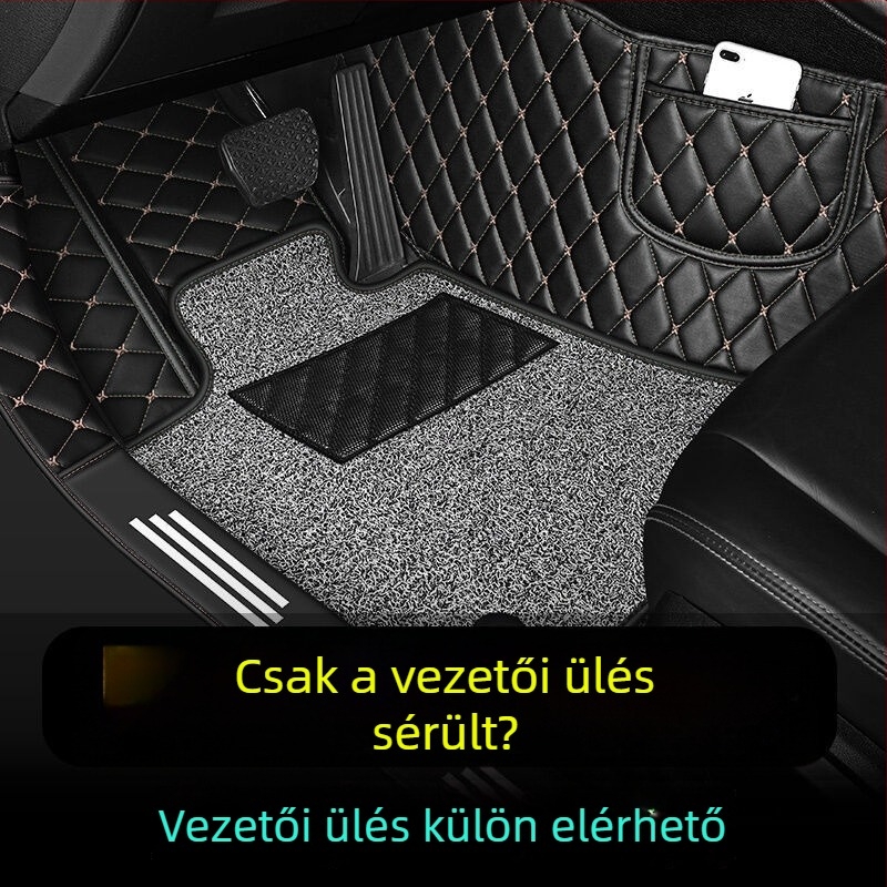 Autópadlók új és régi modellekhez, vezetői szőnyeg, bőr; logó nyomtatása nélkül, feldolgozás nélkül