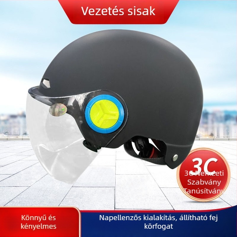 3C tanúsított nyári sisak elektromos rollerekhez, ABS anyag, könnyű, lélegző