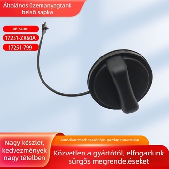 Nissan Qashqai, X-Trail és Sylphy üzemanyag-tankfedél – modell 17251-ZX60A, alkatrész 17251-799, anyag: mérnöki műanyag.