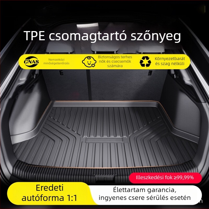 TPE autócsomagtartó szőnyeg, speciálisan a hátsó rekeszhez, szennyeződés elleni belső dekoráció