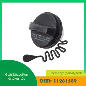 Üzemanyag-tankfedél Volvo C30 C70 S40 V50 (2005–2013), OE 31261589