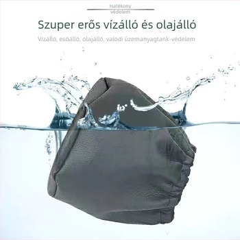 Teherautó üzemanyag-tank fedél - PU anyag, por- és vízálló, univerzális teherautókhoz, nyomtatott logóval