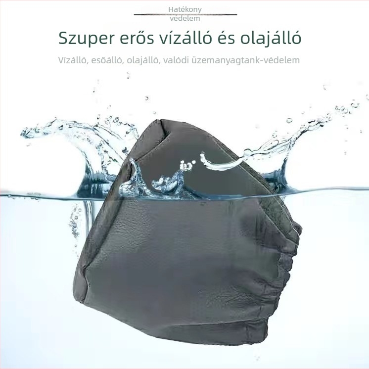 Teherautó üzemanyag-tank fedél - PU anyag, por- és vízálló, univerzális teherautókhoz, nyomtatott logóval