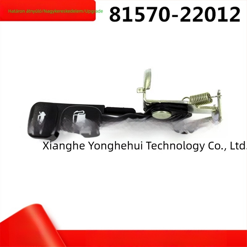 Üzemanyag-tank fedél záró- és csomagtérajtó kioldó fogantyú, Modell 8157022012, Hyundai/Kia kompatibilis, Anyag: műanyag és acél