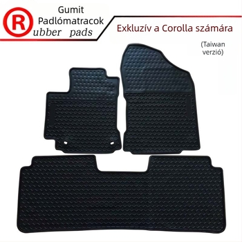 Gumi autópedál-mat, szőnyegszerű talp, vízálló, speciális autómodellhez