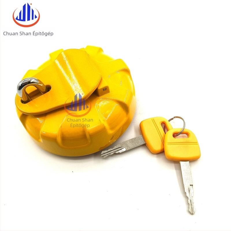 Csjj Dízel üzemanyag-tankfedél exkavátorhoz Sany – kompatibil a modellekkel 55/75/135/215/235/365-8-9, lopás elleni védelem