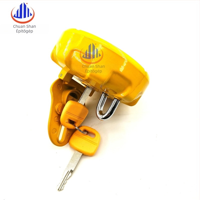 Csjj Dízel üzemanyag-tankfedél exkavátorhoz Sany – kompatibil a modellekkel 55/75/135/215/235/365-8-9, lopás elleni védelem