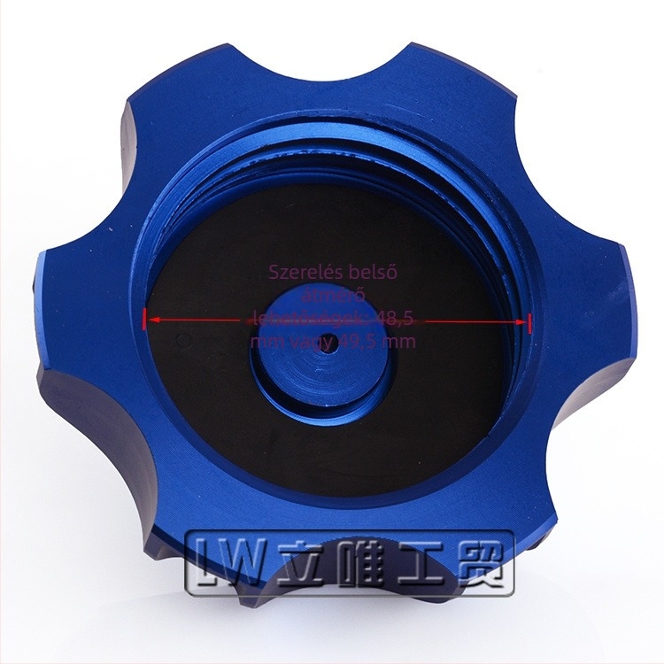 Motorkerékpár módosított hexagonális üzemanyagtank fedél alumíniumötvözetből Apollo Little Eagle 50cc 70cc 90cc 110cc