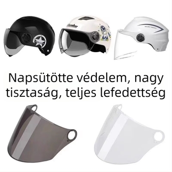 Sisak-lencse maszk UV védelem, anti-fog, HD szélvédő — univerzális motorkerékpár sisak kiegészítő, márka Snow Shadow Maple Bridge, Modell 1212