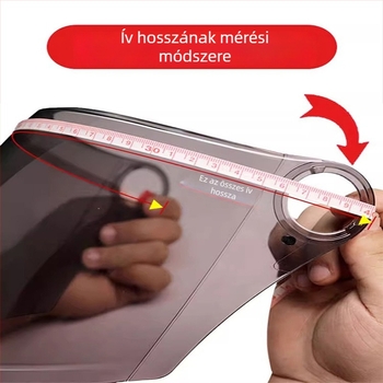 Sisak-lencse maszk UV védelem, anti-fog, HD szélvédő — univerzális motorkerékpár sisak kiegészítő, márka Snow Shadow Maple Bridge, Modell 1212