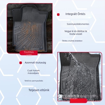 TPE autópadlók Hyundai IONIQ 5-höz (2021-2024), modell-specifikus, logóval ellátva, testreszabás elérhető, szőnyeg-stílus