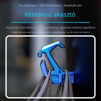Motorkerékpár sisakakasztó, kétirányú, CNC megmunkált, Speed motorcycle products