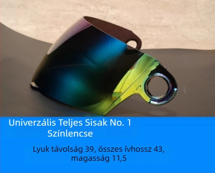 Motorkerékpár sisaküvege PC/PET-ből, védelem a napfény és a széltől, modell kis lyukú A1/A2/A3