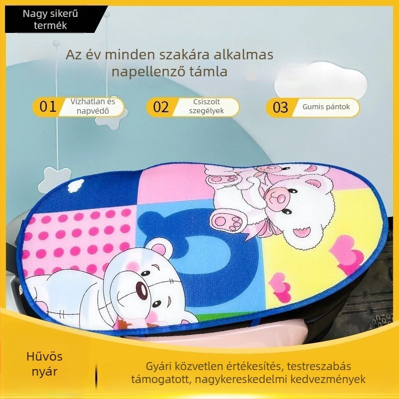 Elektronikus jármű ülésvédő huzat, minden évszakra, töltőanyag nélkül, testreszabás nélkül