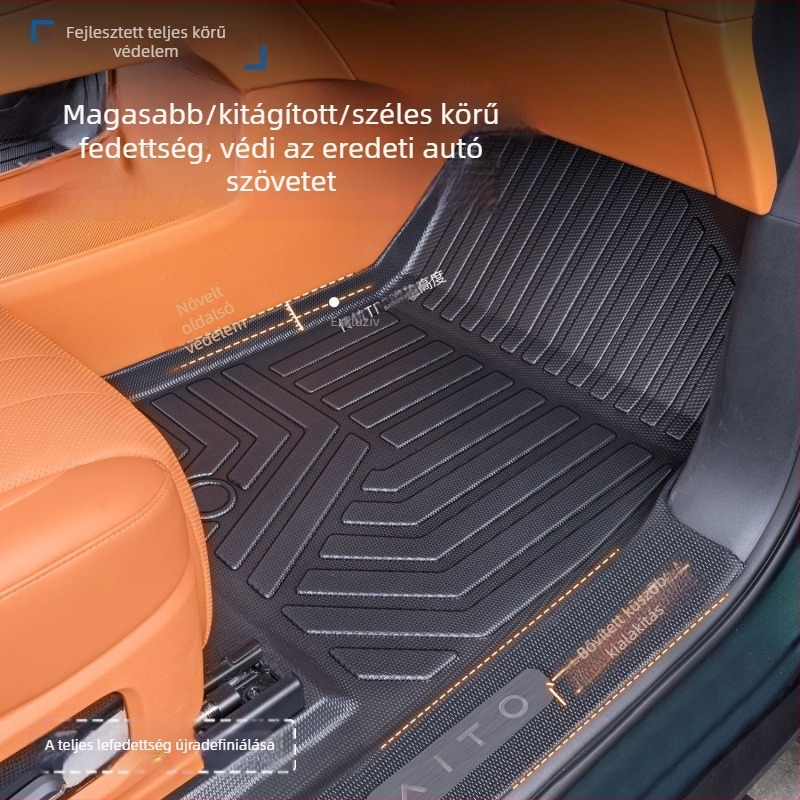 Ledao L90 autópadlók – teljes lefedettség, anyag: TPE műanyag-gumi, testreszabható, talpbetét stílusa: TPE