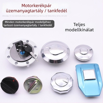 Motorkerékpár üzemanyag-tank zárfedél