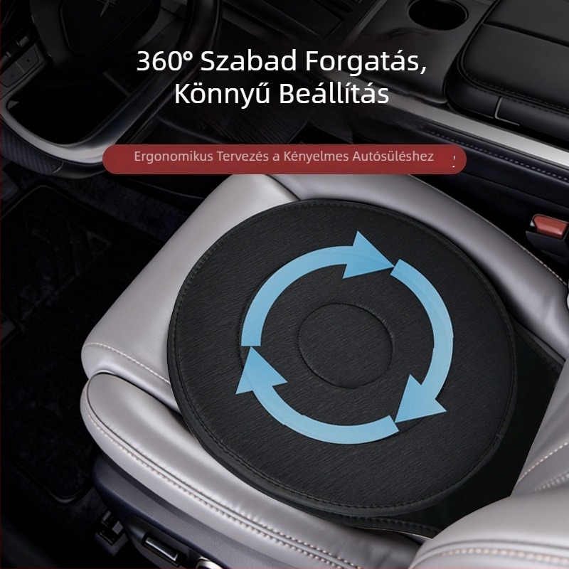 360°-os forgó autós üléspárna masszázs funkcióval idős és terhes nők számára, minden évszakhoz