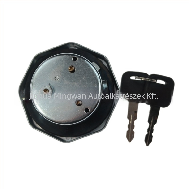 Isuzu üzemanyag-tank sapka kulccsal, alkatrész-szám 8-98146010-0, rövid hátsó fedél