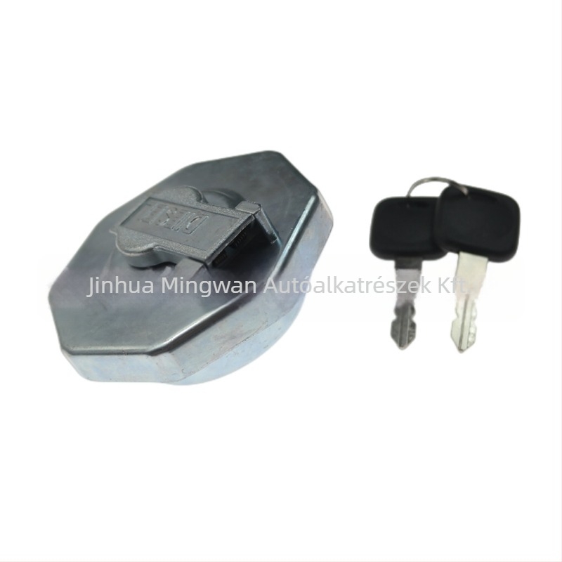 Isuzu üzemanyag-tank sapka kulccsal, alkatrész-szám 8-98146010-0, rövid hátsó fedél