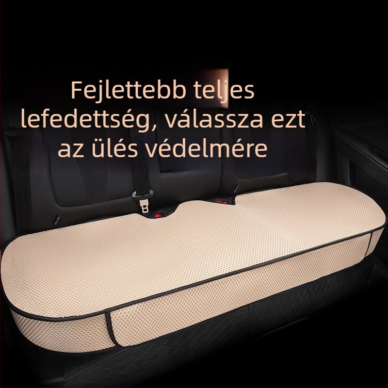 Minden évszakra alkalmas autóülésvédő, lélegző, ventilált, egy darabból készült, csúszásmentes Ice Silk