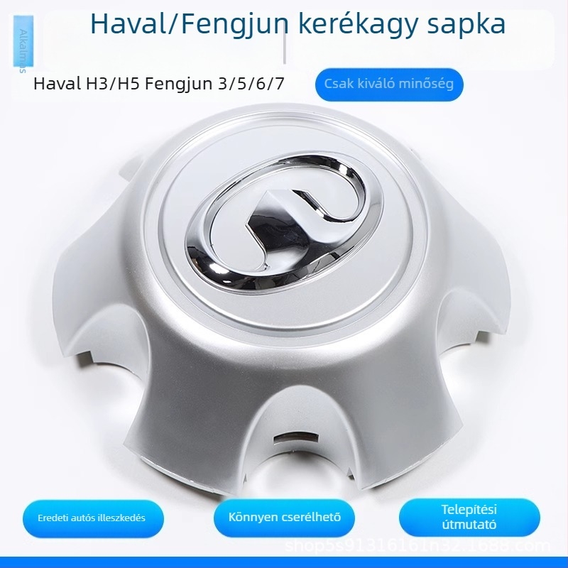 Great Wall Fengjun 5/6, Fengjun 7, Haval H5 és H3 felni középtárcsái – eredeti OEM alkatrészek