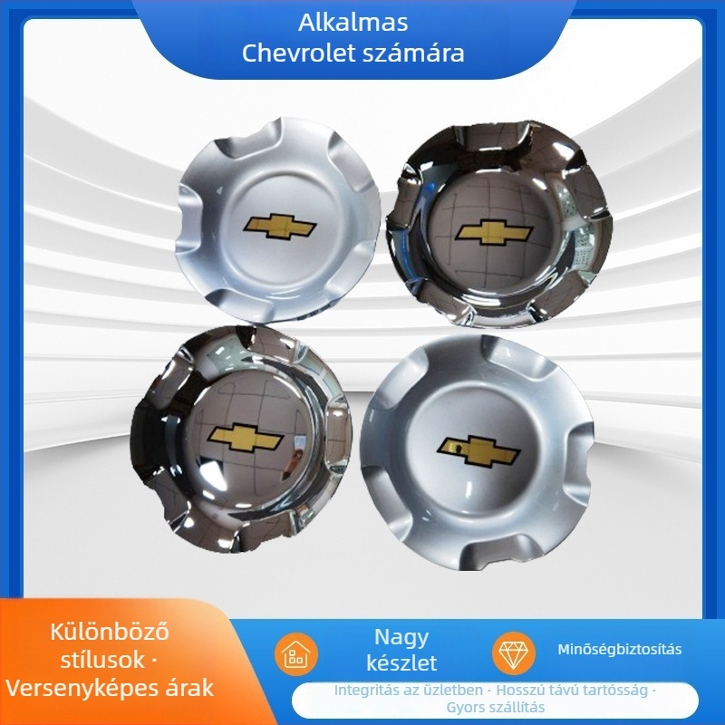 Kerékagy középfedele Crown, műanyagból, Chevrolet-kompatibilis, testre szabható