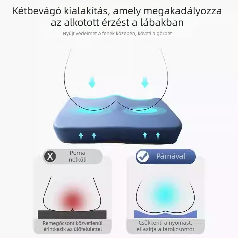 Diákoknak készült ülőpárna hosszú ideig tartó osztálytermi üléshez