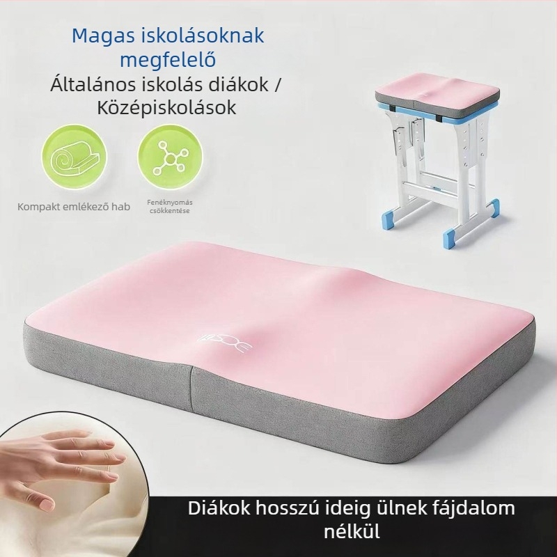 Diákoknak készült ülőpárna hosszú ideig tartó osztálytermi üléshez