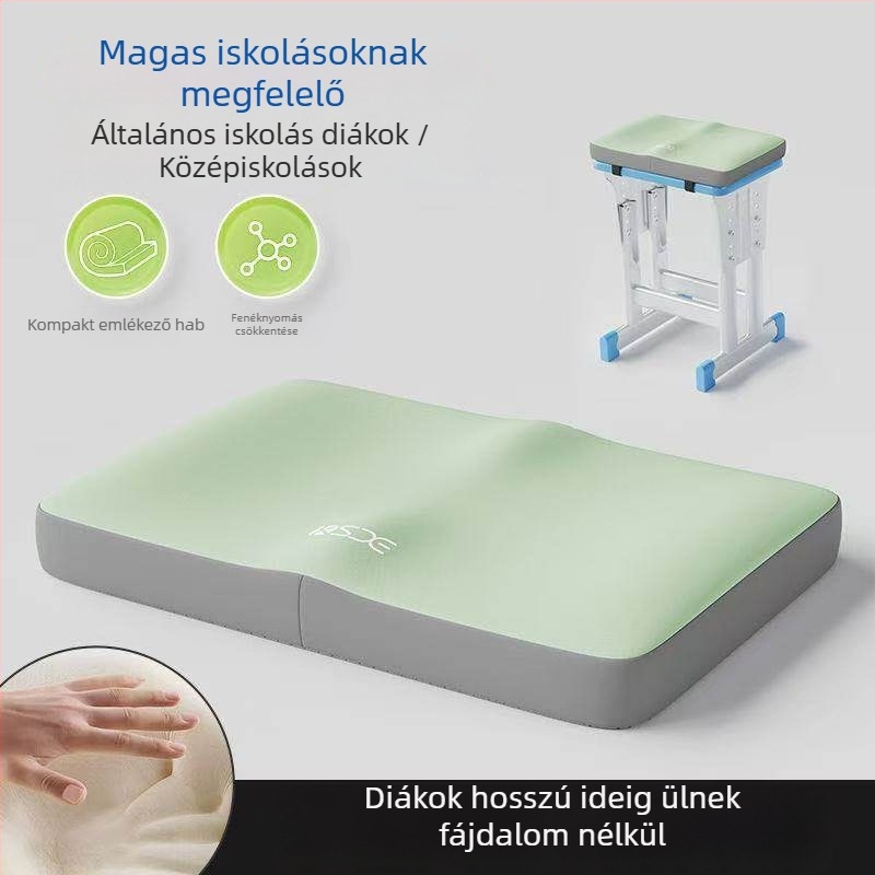Diákoknak készült ülőpárna hosszú ideig tartó osztálytermi üléshez