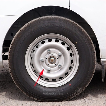 Ford Transit MK6 MK7 MK8 V348 kerékagy dekoratív középfedél, ezüst, 22,5 cm, PP