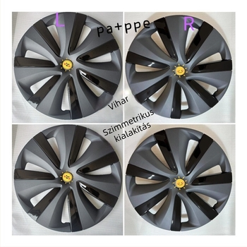 Tesla Model Y 19 hüvelykes kerékagy sapka – aszimmetrikus design