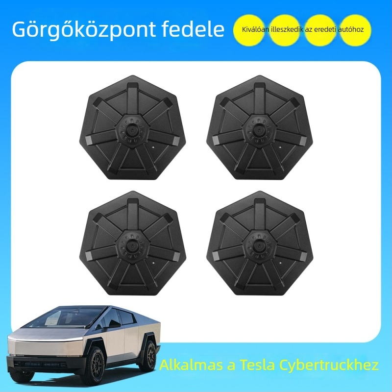 Tesla Cybertruck kerékagy középfedél – off-road módosítási kiegészítő
