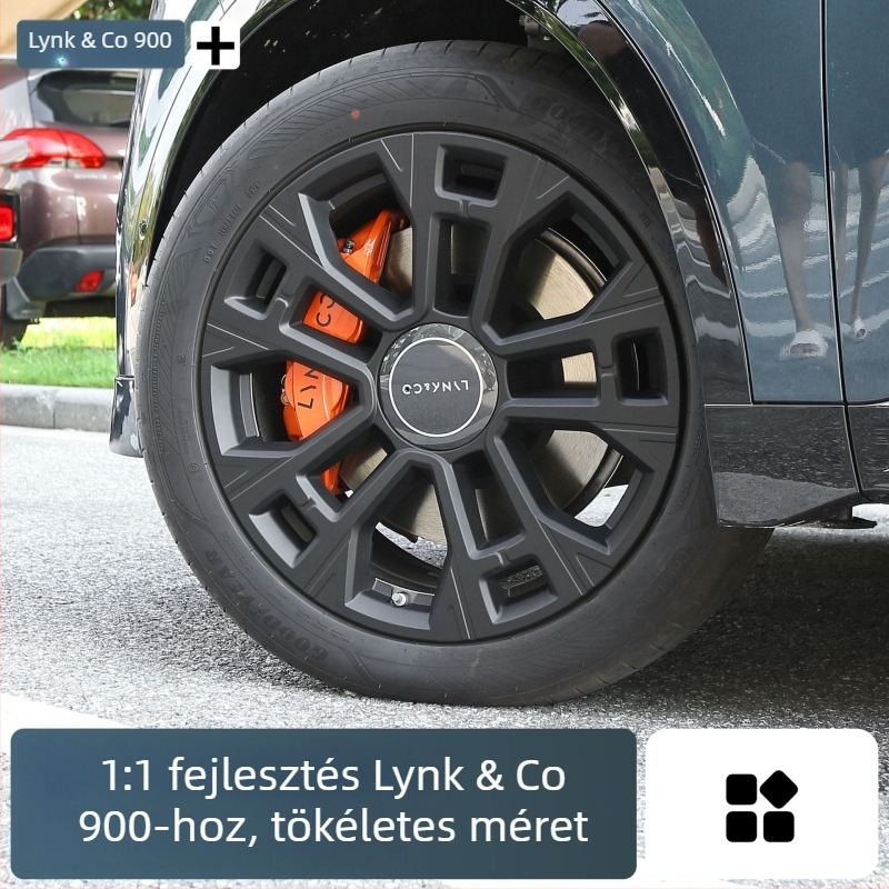 Lynk & Co 900 kerékagyfedél dekorat keret, védelem a karcolások ellen, külső felújítás, praktikus beltéri kiegészítő