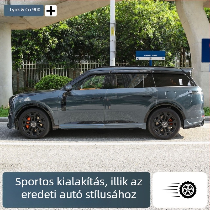Lynk & Co 900 kerékagyfedél dekorat keret, védelem a karcolások ellen, külső felújítás, praktikus beltéri kiegészítő