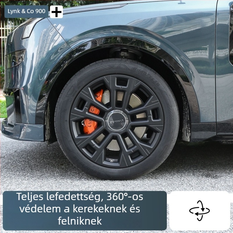 Lynk & Co 900 kerékagyfedél dekorat keret, védelem a karcolások ellen, külső felújítás, praktikus beltéri kiegészítő