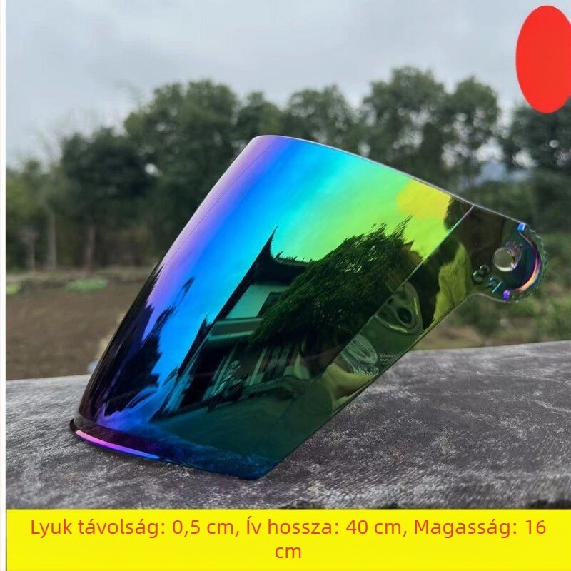 Motorkerékpár sisak plex visor, átlátszó, szélvédett, kopásálló