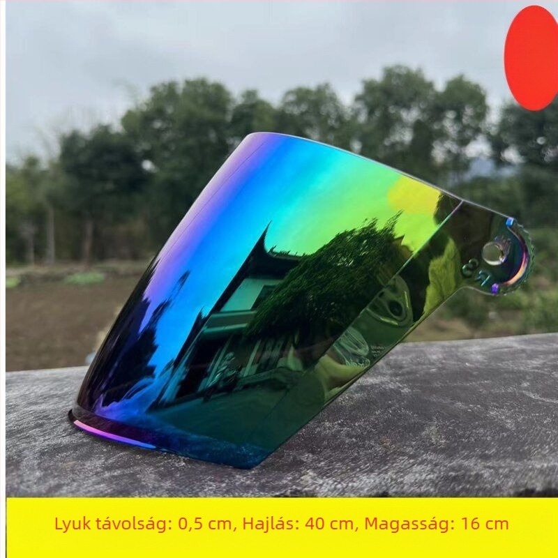 Motorkerékpár sisak plex visor, átlátszó, szélvédett, kopásálló